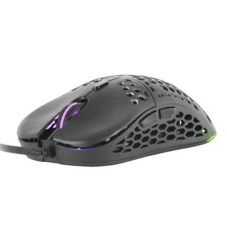 Mars Gaming Raton Gaming ligero RGB negro