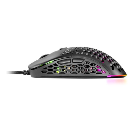 Mars Gaming Raton Gaming ligero RGB negro