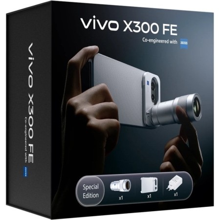 Smartphone Vivo X300 FE 12GB/ 512GB/ 6.31″/ 5G/ Púrpura/ Incluye Extensor Teleobjetivo