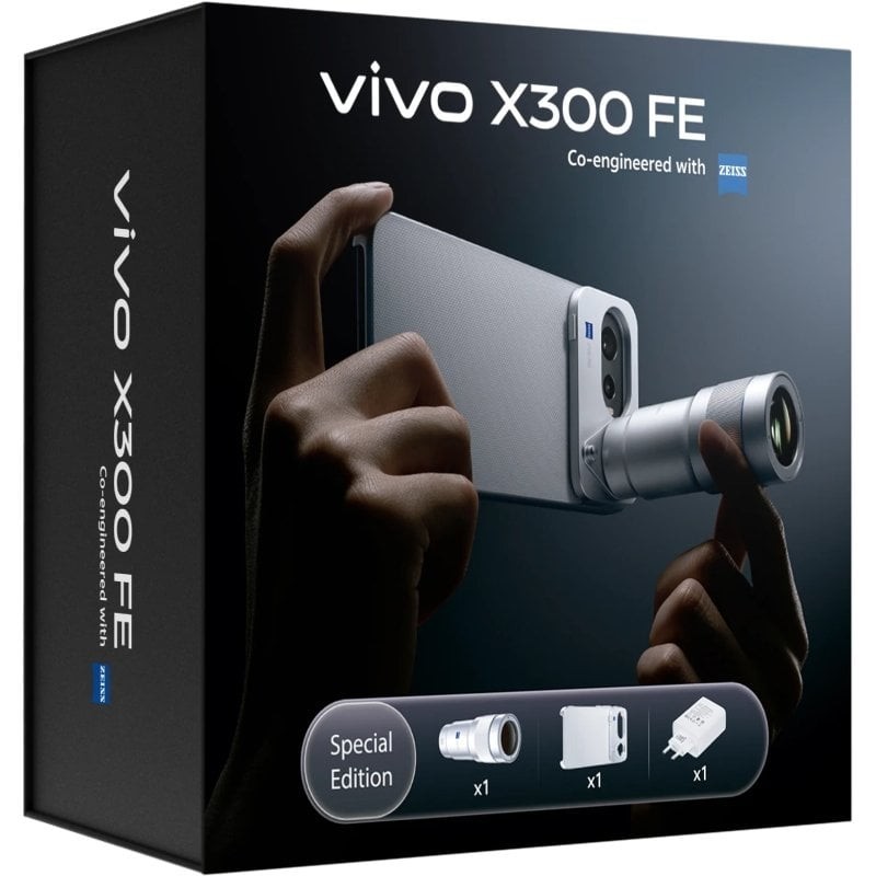 Smartphone Vivo X300 FE 12GB/ 512GB/ 6.31″/ 5G/ Púrpura/ Incluye Extensor Teleobjetivo