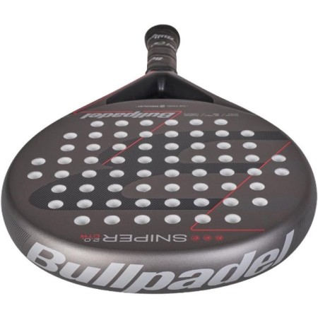 Pala de Pádel Bullpadel Sniper 2.0 Control 2026/ Gris y Roja