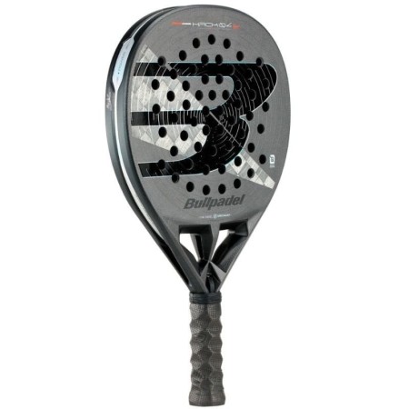 Pala de Pádel Bullpadel Hack 04 Hybrid 2026 (Paquito Navarro)/ Negra y Gris