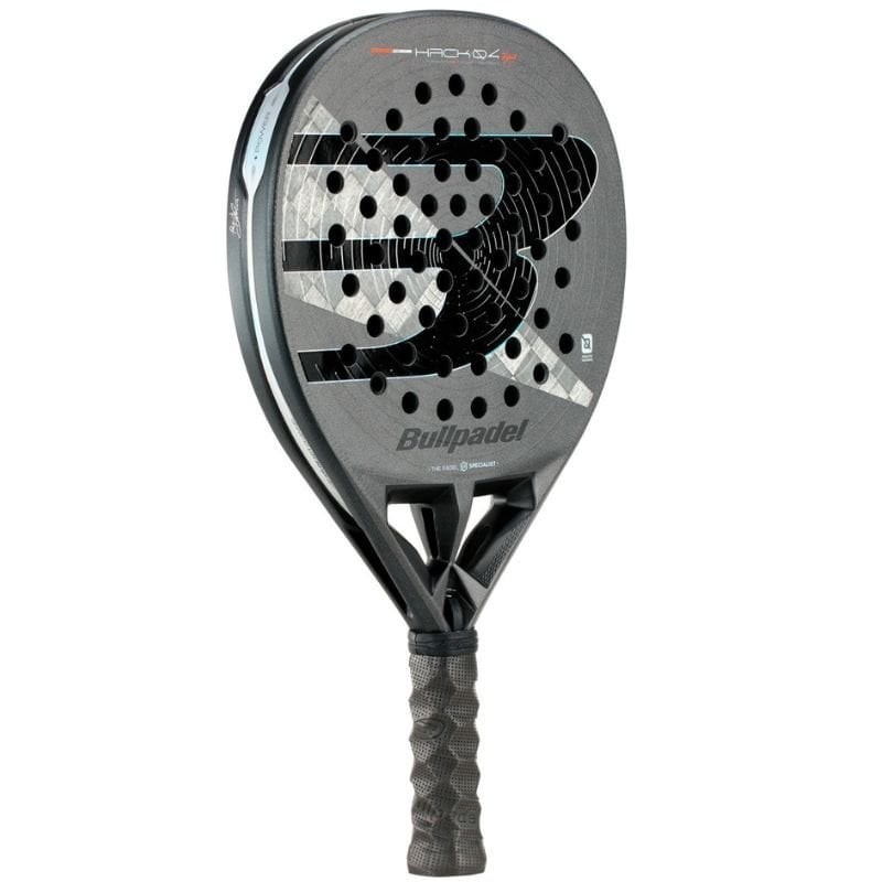 Pala de Pádel Bullpadel Hack 04 Hybrid 2026 (Paquito Navarro)/ Negra y Gris