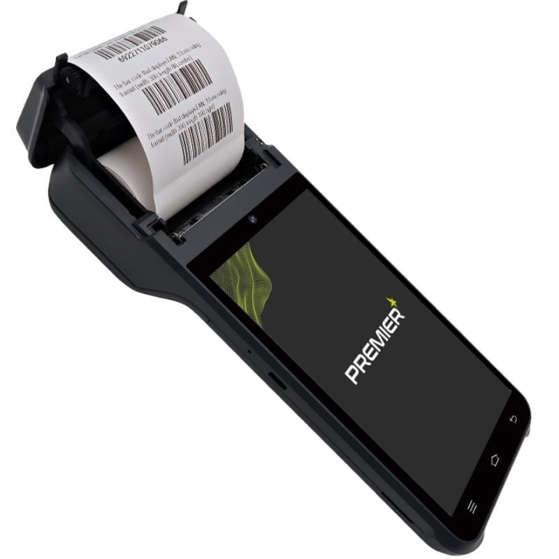 PDA Industrial con impresora de tickets Premier Maxi 52 Z/ 4GB/ 32GB/ 5.5″/ Táctil/ Función TPV