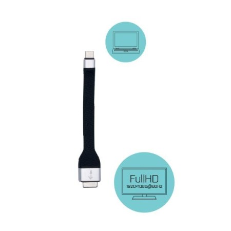 Adaptador i - tec usb - c a vga - fhd - 60hz con cable flexible 11.5cm