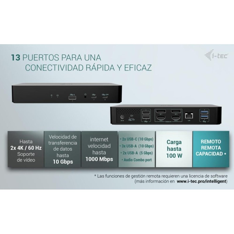 Docking station i - tec 13 en 1
