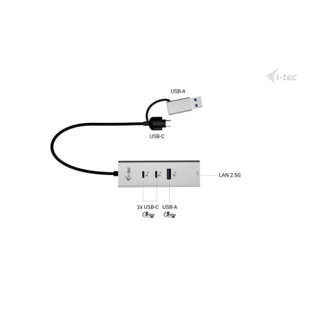 Hub i - tec usb tipo c - usb tipo a 4 en 1