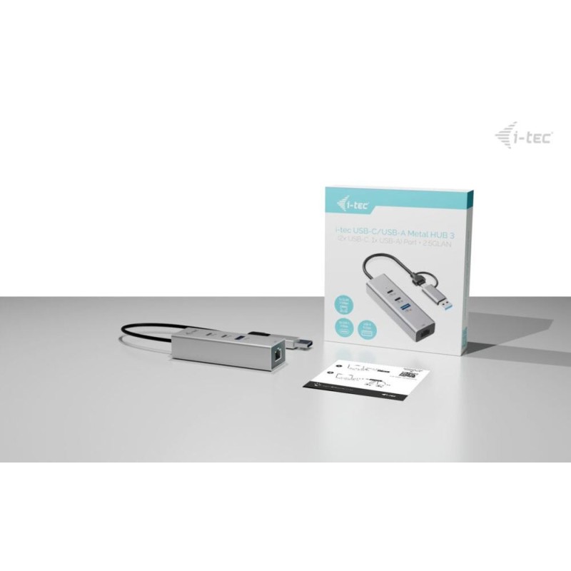 Hub i - tec usb tipo c - usb tipo a 4 en 1