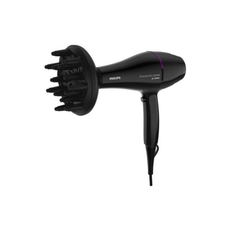 Secador de pelo philips drycare advanced pro 2200w ionizador x2 - frio - boq.9mm - cable 1.8m - 6 posiciones