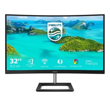 Monitor Profesional Curvo Philips E-Line 325E1C 31.5″/ QHD/ Negro
