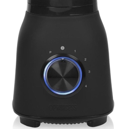 Batidora de vaso Princess Black Steel 212092/ 1000W/ 4 Velocidades/ Capacidad 1.5L
