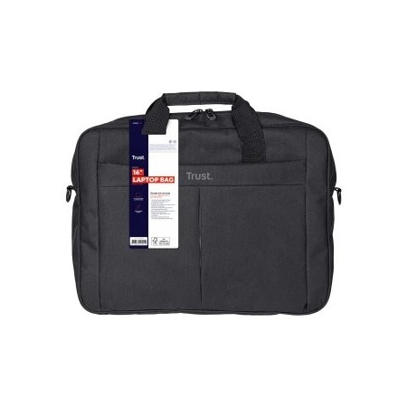 Maletín Trust Primo para Portátiles hasta 16″/ Negro