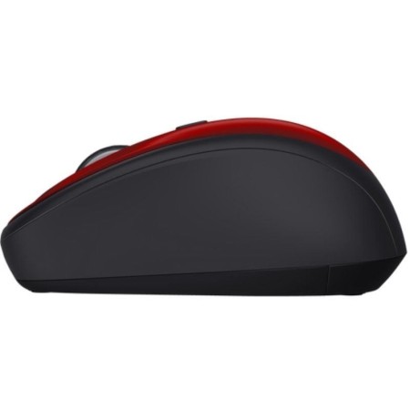 Ratón Mini Inalámbrico Trust Yvi+ Silent/ Hasta 1600 DPI/ Rojo