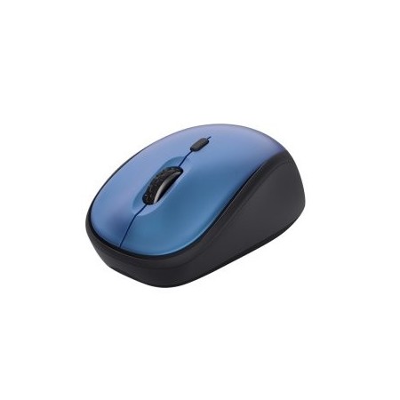 Ratón Mini Inalámbrico Trust Yvi+ Silent/ Hasta 1600 DPI/ Azul