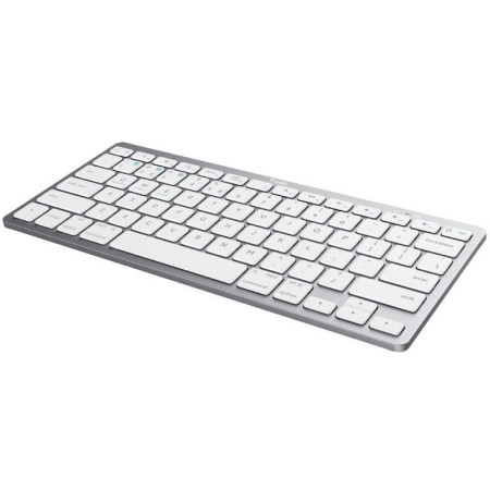 Teclado Compacto Inalámbrico Trust 24654/ Plata