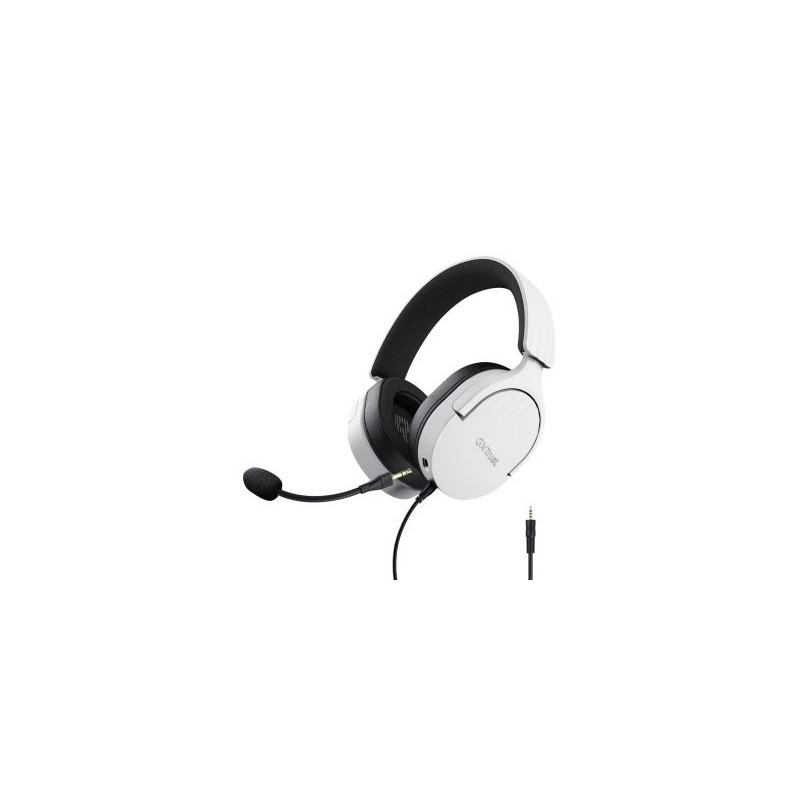 Auriculares Gaming con Micrófono Trust Gaming GXT 489 Fayzo/ Jack 3.5/ Blancos