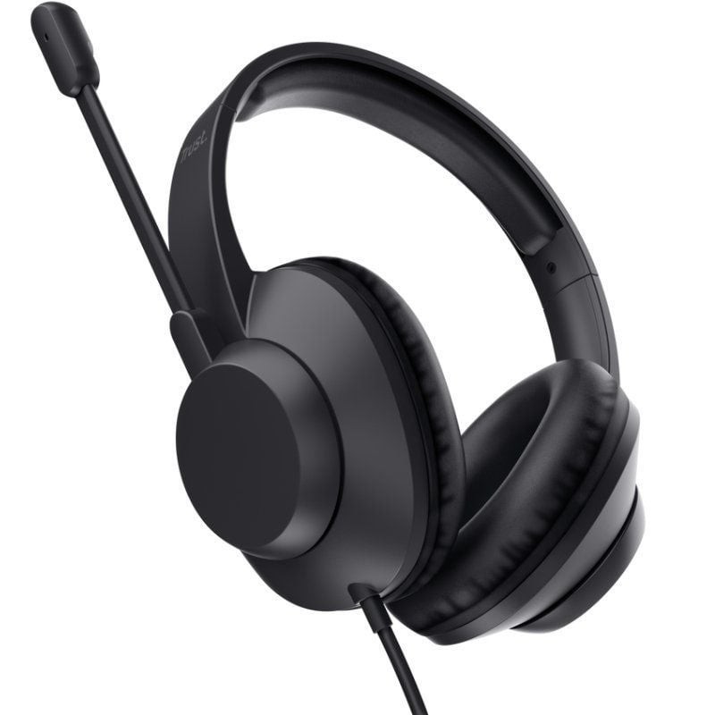 Auriculares Trust Ayda Max USB/ con Micrófono/ USB/ Negros