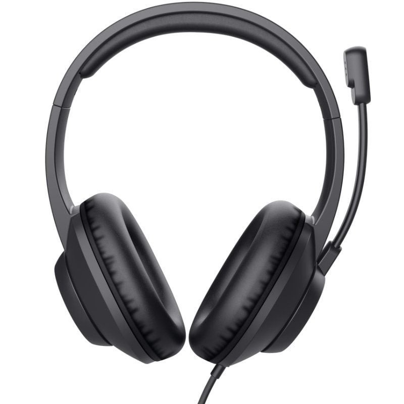 Auriculares Trust Ayda Max USB/ con Micrófono/ USB/ Negros