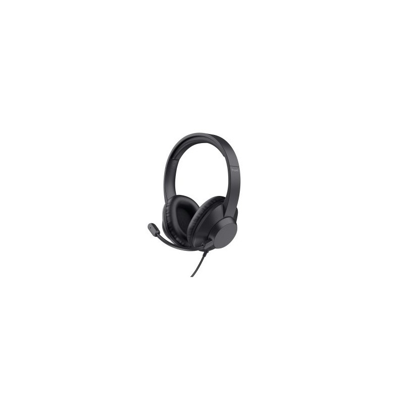 Auriculares Trust Ayda Max USB/ con Micrófono/ USB/ Negros