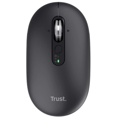 Ratón Inalámbrico Trust Seron 26018/ Batería recargable/ Hasta 3200 DPI/ Negro