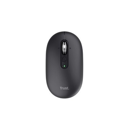 Ratón Inalámbrico Trust Seron 26018/ Batería recargable/ Hasta 3200 DPI/ Negro