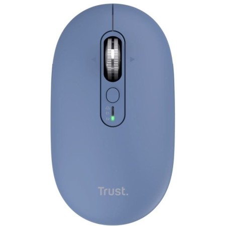 Ratón Inalámbrico Trust Seron 26020/ Batería recargable/ Hasta 3200 DPI/ Azul
