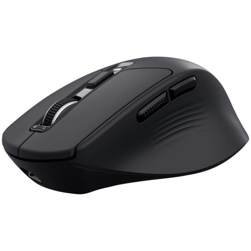 Ratón Inalámbrico Trust Niven Confort 26021/ Batería recargable/ Hasta 3200 DPI/ Negro
