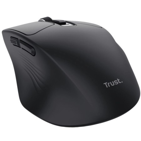 Ratón Inalámbrico Trust Niven Confort 26021/ Batería recargable/ Hasta 3200 DPI/ Negro