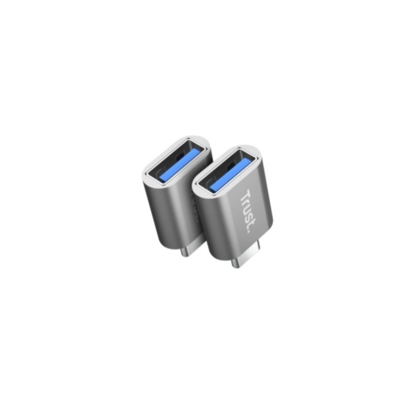 Adaptador USB 3.0 Trust Calyx 26221/ USB Tipo-C Macho - USB Hembra