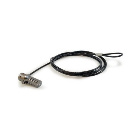 Cable de seguridad coneptronic para portatiles 1.8m combinacion
