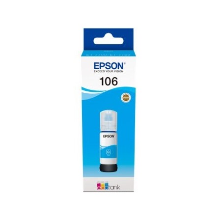 Epson Botella Tinta Ecotank 106 Cyan