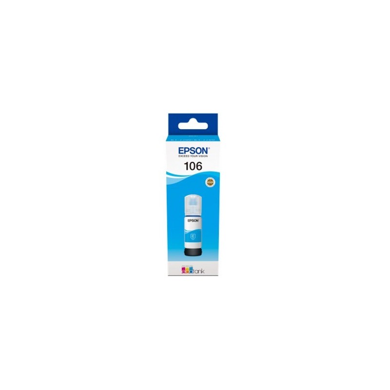 Epson Botella Tinta Ecotank 106 Cyan