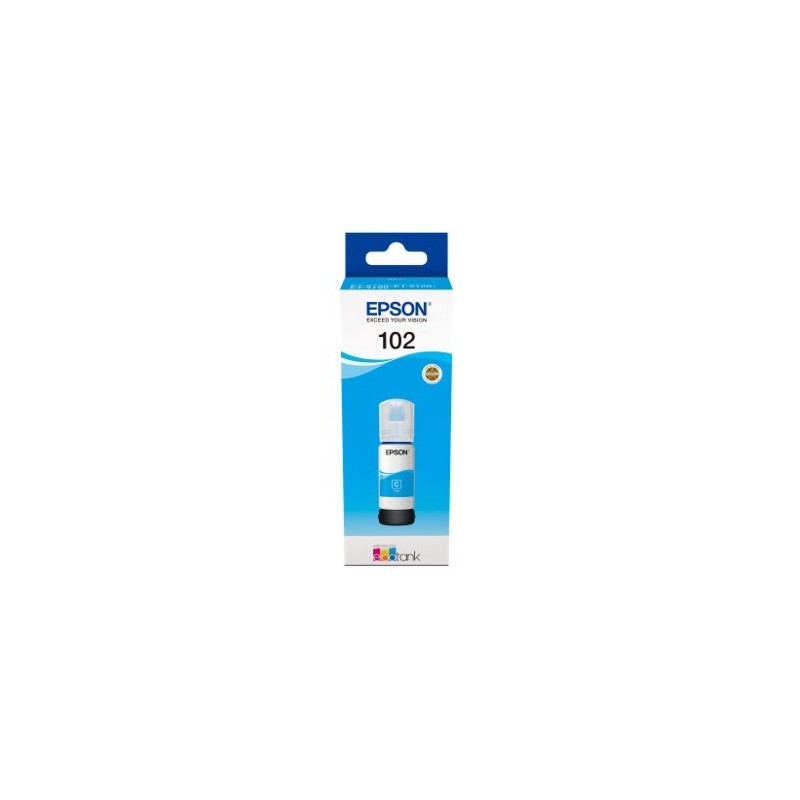 Epson Botella Tinta Ecotank 102 Cyan