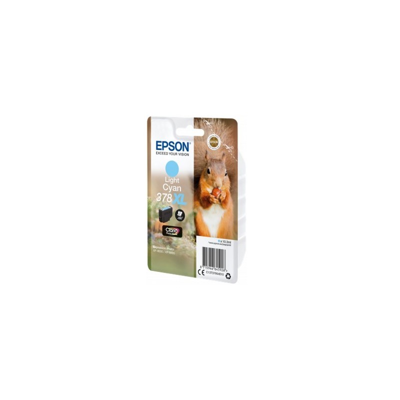 Cartucho tinta epson c13t37954010 singlepack light cyan 378xl claria photo hd ink ardilla