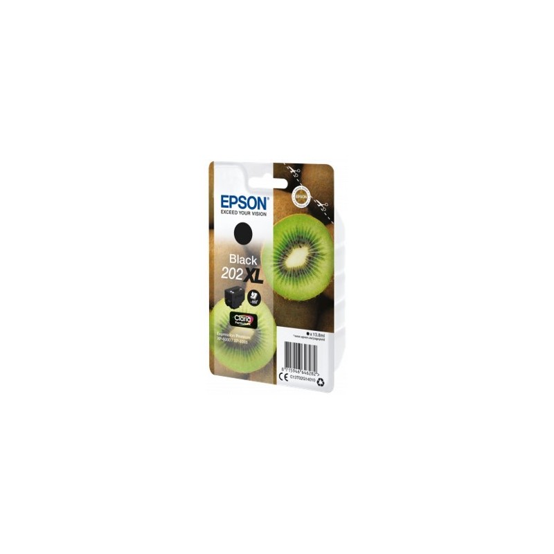 Cartucho tinta epson c13t02g14010 singlepack negro 202xl claria premium ink xp - 6000 - xp - 6005 kiwi