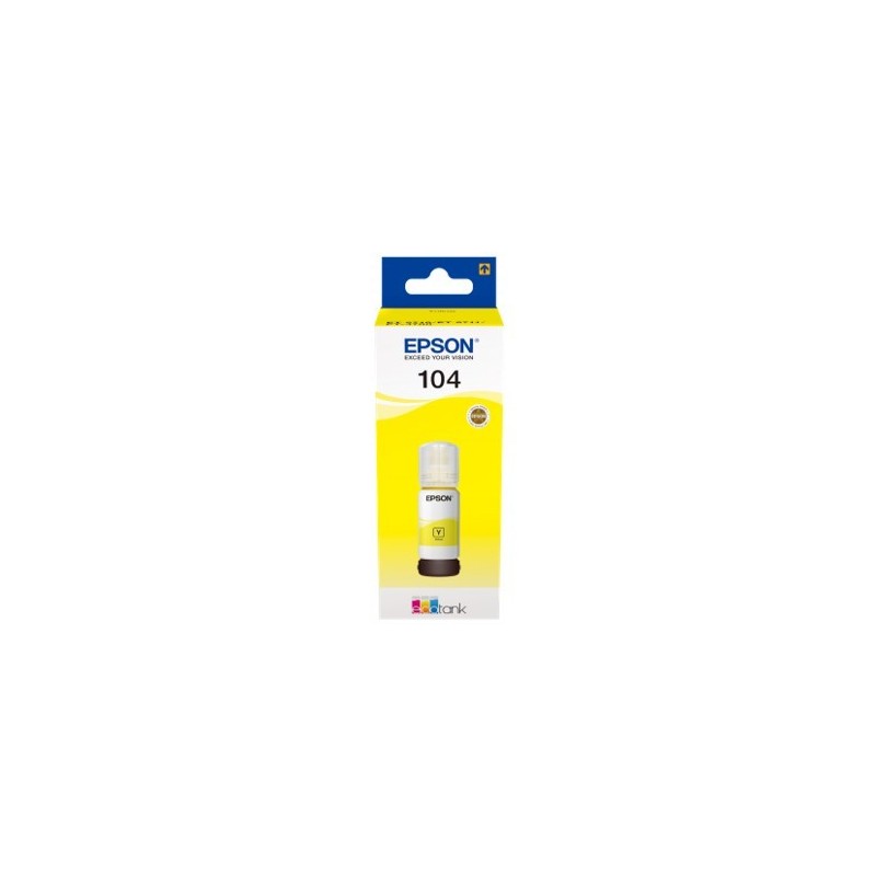 Epson Botella Tinta Ecotank 104 Amarillo