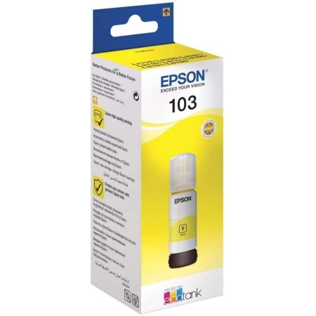 Cartucho ecotank epson 103 amarillo ink botella para l3110 - l3150 - l3111 - l3151