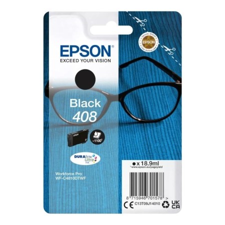 Cartucho tinta epson 408 negro durabrite ultra ink