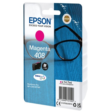 Cartucho tinta epson 408 magenta durabrite ultra ink