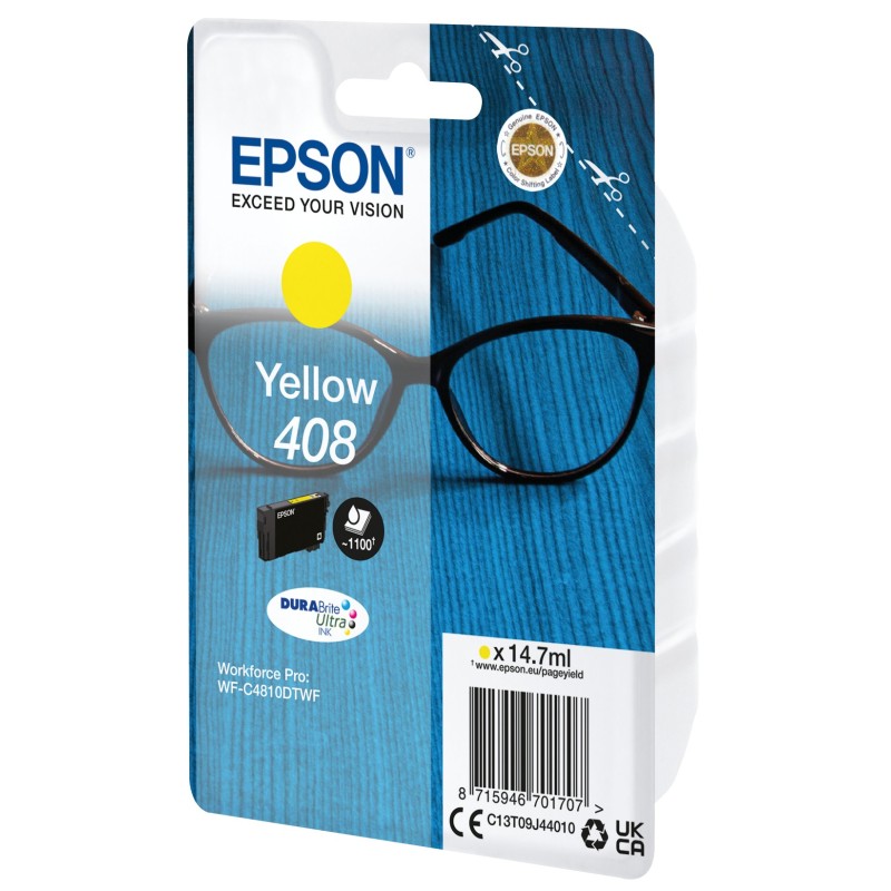 Cartucho tinta epson 408 amarillo durabrite ultra ink