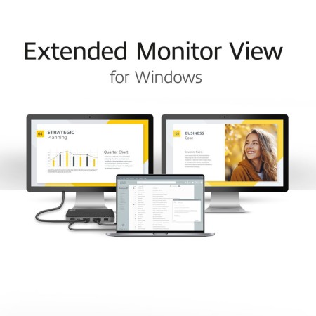 Docking station usb - c 2 hdmi 4k 100w act connectivity