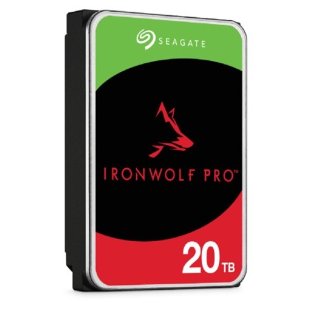 Disco duro interno hdd seagate ironwolf pro nas st20000nt001 20tb 3.5 pulgadas 7200rpm - 256mb - sata 6gb - s