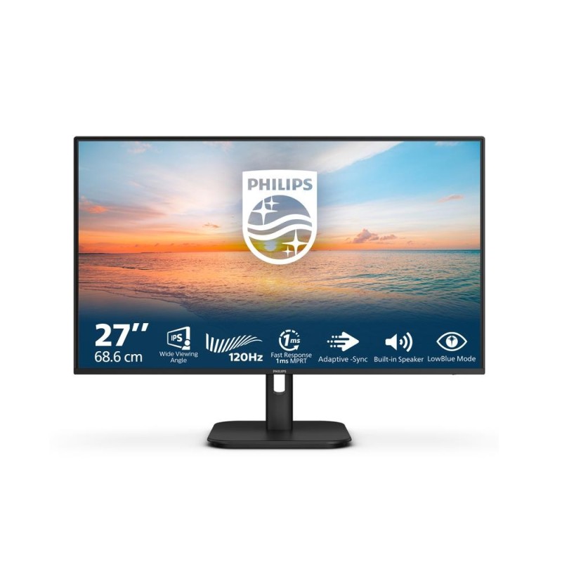 Monitor Profesional Philips 27E1N1200A 27″/ Multimedia/ Full HD/ Negro