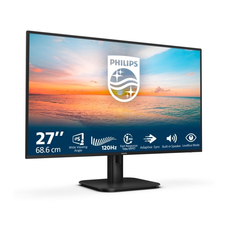 Monitor Profesional Philips 27E1N1200A 27″/ Multimedia/ Full HD/ Negro