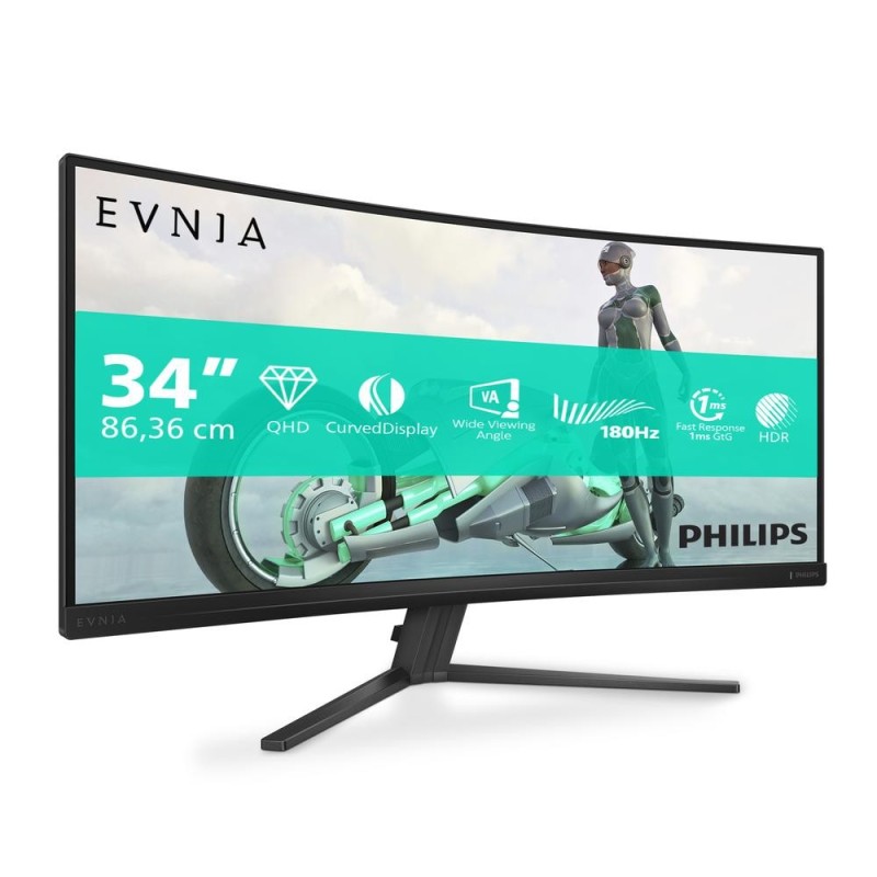 Philips 34M2C3500L Monitor 34″WQHD180h 2HDMI DP cu