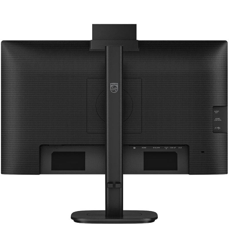 Monitor Profesional Philips 24B2N3200JH 23.8″/ Full HD/ Webcam/ Multimedia/ Regulable en altura/ Negro