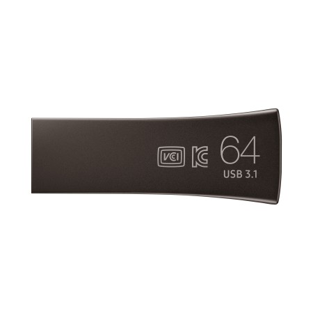 Pendrive 64GB Samsung BAR Titan Gray Plus USB 3.1