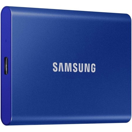 Disco Externo SSD Samsung Portable T7 2TB/ USB 3.2/ Azul