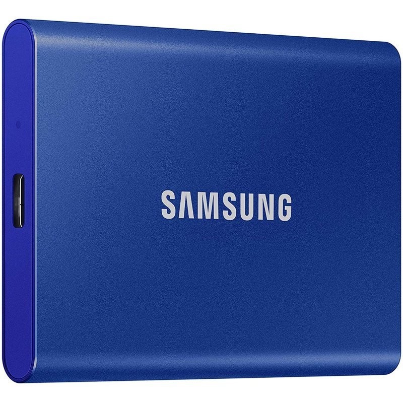 Disco Externo SSD Samsung Portable T7 2TB/ USB 3.2/ Azul