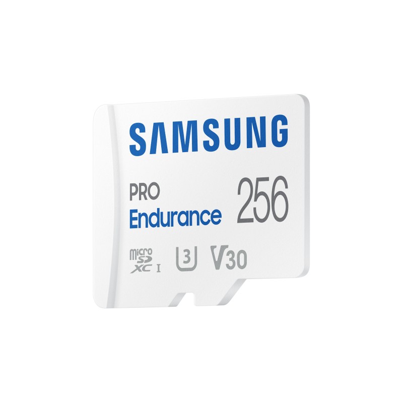 Tarjeta de Memoria Samsung Pro Endurance 256GB microSD XC con Adaptador/ Clase 10/ 100MBs